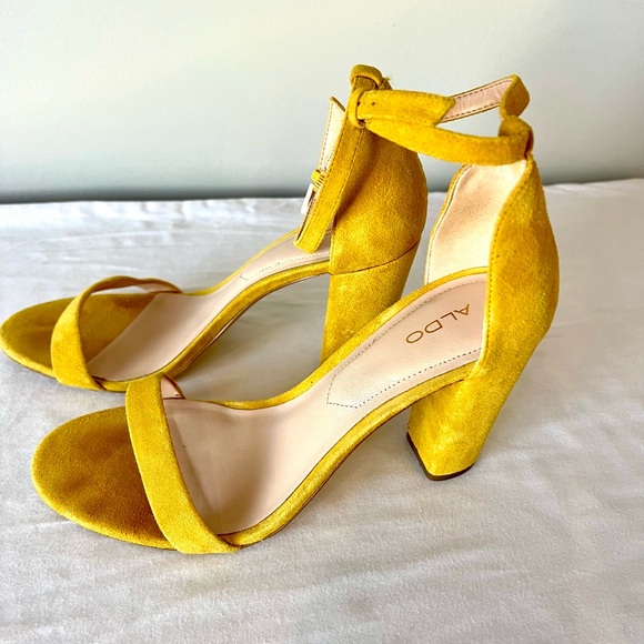 ALDO Myly yellow sandal❤️ - Picture 4 of 7